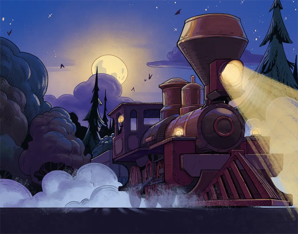 "The Last Train on Halloween" by Cindy Jennings