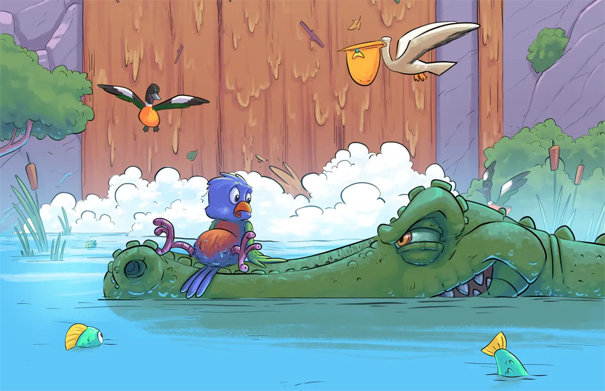 "Little Lost Lorikeet" by Chris Stead