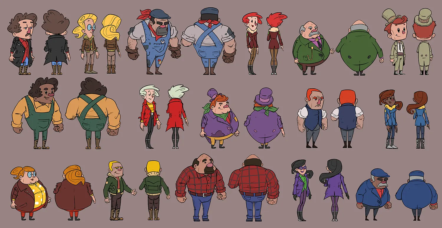 Rail Runner - Character Sprites